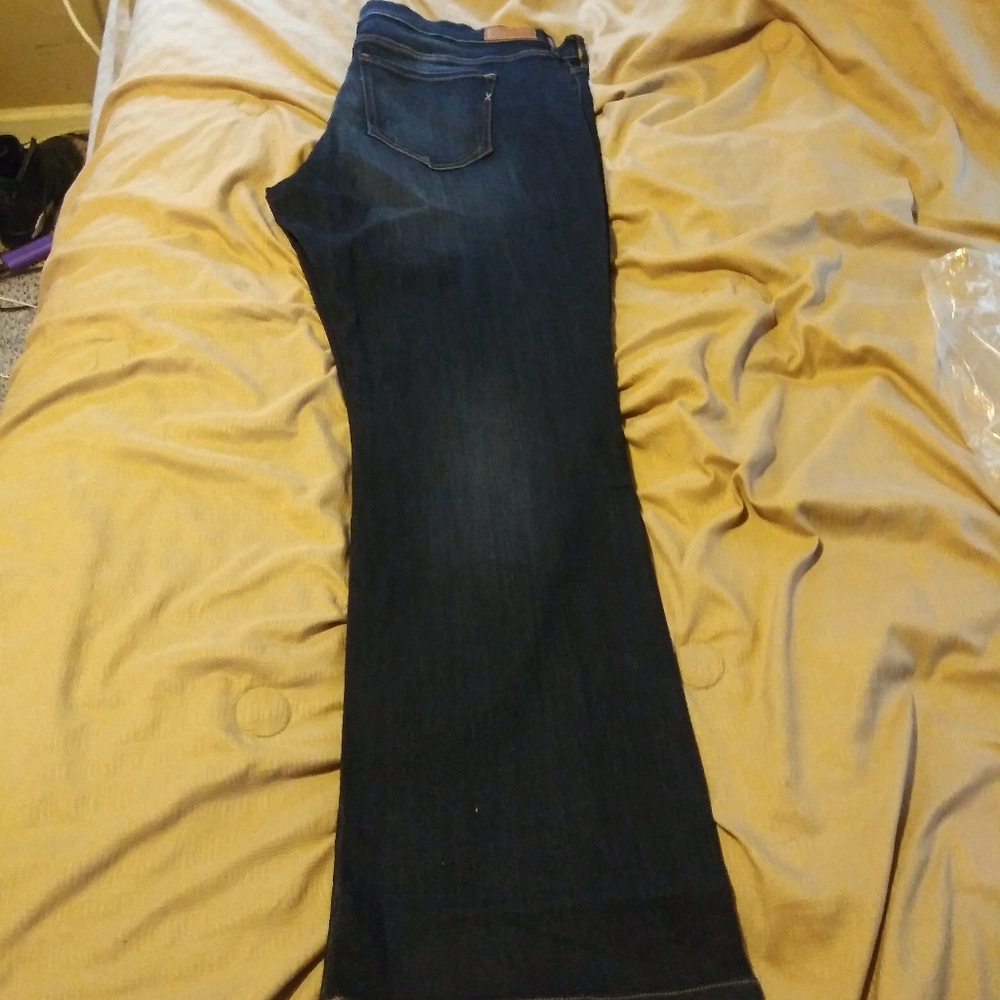Express jeans wide leg size 18 short